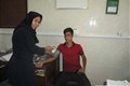 اجرای برنامه ویزیت و مراقبت ورزشکاران باشگاه شاهد شهرستان راور 