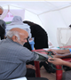 برپایی ایستگاه سلامت در پارک شهید رشیدی شهرستان راور 