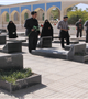 حضور بر مزار والدین شهدا در شهرستان راور 