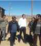 بازدید مدیر گروه بهداشت محیط و حرفه ای معاونت بهداشتی دانشگاه از روستای زلزله زده گورک