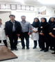 تجلیل مدیر شبکه بهداشت و درمان شهرستان راور از مقام پرستاران بیمارستان علی ابن ابیطالب(ع) 
