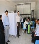 بازدید مسئولان شبکه بهداشت و درمان راور از پایگاه های اندازه گیری فشار خون