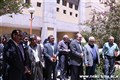 رو نمایی از سردیس مهندس افضلی پور  و بانو فاخره صبا در دانشکده پزشکی