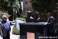 رو نمایی از سردیس مهندس افضلی پور  و بانو فاخره صبا در دانشکده پزشکی