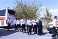 اعزام 10 دستگاه آمبولانس و یک دستگاه اتوبوس آمبولانس به مرز مهران97.7.24