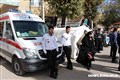 حضور فعال کارکنان مرکز بهداشت شهرستان رابر در مراسم راهپیمایی 13 آبان 