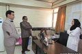 بازدید معاون توسعه مدیریت و منابع دانشگاه و نماینده مردم شهرستان بافت در مجلس از مجموعه سلامت این شهرستان