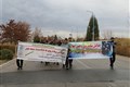 مراسم پیاده روی کارکنان در پردیس دانشگاه