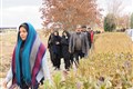 مراسم پیاده روی کارکنان در پردیس دانشگاه