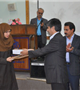 مراسم تودیع ومعارفه رئیس دانشکده بهداشت برگزار گردید.