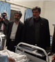استاندار کرمان ار بیماران بستری در بیمارستان قائم بردسیر عیادت کرد