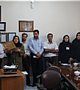 تقدیر مسؤلان بیمارستان باهنر از روابط عمومی این بیمارستان 