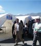 بازدید رییس دانشگاه از بیمارستان صحرایی شهدای بردسیر