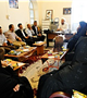 دیدار مدیر و جمعی از پرسنل شبکه و مرکز بهداشت رابر با امام جمعه این شهرستان 