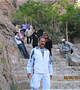 مراسم کوهپیمایی در کوه های مسجد صاحب الزمان (عج) کرمان