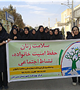 برگزاری همایش پیاده روی کارکنان زن شاغل در دانشکده علوم پزشکی سیرجان 
