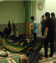 آماده سازی پردیس دانشگاه برای محرم از نگاه دوربین