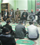 نشست صمیمی مسئولان دانشگاه با دانشجویان خوابگاه گلستان