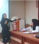 برگزاری كارگاه آموزشي اطفاء حريق و تخليه اضطراري در بیمارستان خاتم الانبیاء بافت