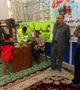 بازدید مدیر شبکه بردسیر از پایگاه سیار سلامت در امامزاده سید محمد 