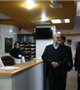 بازدید مشاور وزیر بهداشت و درمان و رئیس بیمارستان قلب شهید رجایی تهران از بیمارستان خاتم الانبیاء بافت 