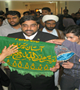 حضور خادمین حرم رضوی در بیمارستان افضلی پور 