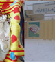 تولد نوزاد در برف و کولاک 