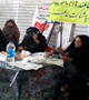ایستگاه سنجش سلامت سالمندان در حاشیه مراسم نماز جمعه کرمان