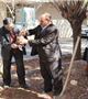   کاشت درخت در مرکز بهداشت شهرستان کرمان