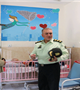 حضور مسئولان انتظامی شهرستان کرمان در بخش آنکولوژی کودکان بیمارستان افضلی پور