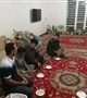 دیدار مسئول واحد فرهنگی و مسئول پایگاه بسیج علی ابن موسی الرضا(ع)  مرکز آموزشی درمانی با خانواده شهید محمد ابراهیمی