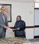 تجلیل از همکار بازنشسته واحد آزمایشگاه در بیمارستان افضلی پور