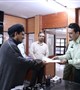 تجلیل از پرسنل نیروی انتظامی پاسگاه مستقر در مرکز آموزشی درمانی افضلی پور