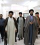عیادت سادات روحانی از بیماران مرکز آموزشی درمانی افضلی پور