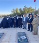 حضور جمعی از پرسنل مر کز بهداشت شهرستان شهربابک در گلزار شهداء