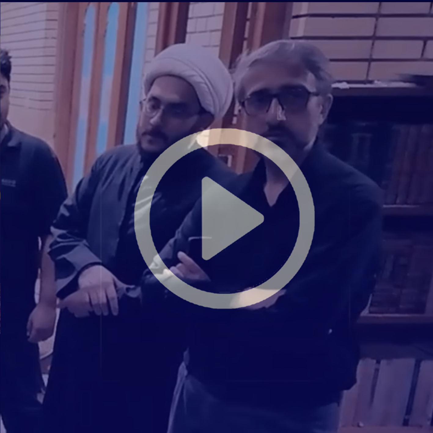 بازدید دکتر بابایی از موکب شهید سلیمانی
